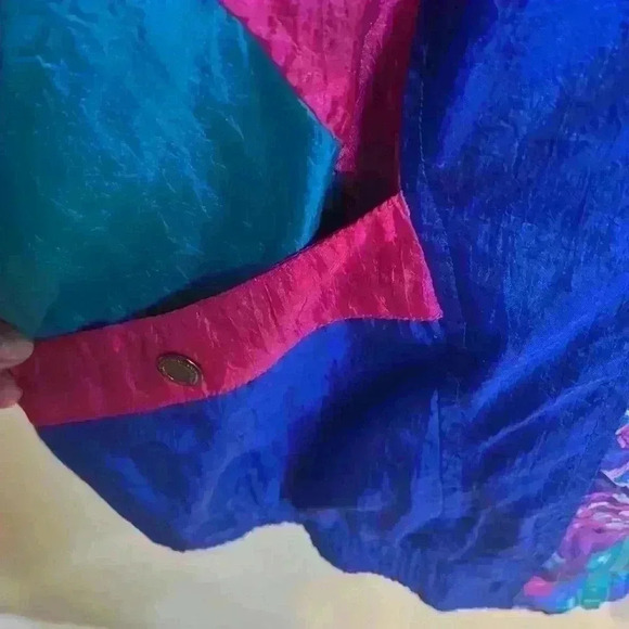 Vintage Atheltech zip up jacket woman’s size Large - Picture 4 of 5